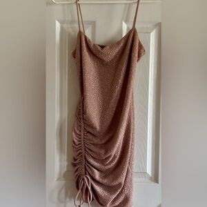 Windsor Rose Gold Asymmetrical Dress
